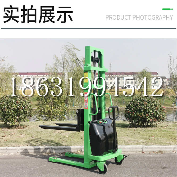 武胜县电动叉车堆高车液压铲车电瓶1吨2吨站驾步行式小型全自动叉车
